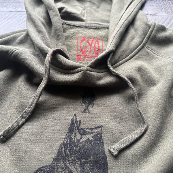 Mondo Hoodie - Green/Black - Image 2